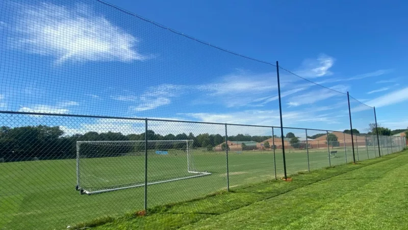 Soccer Goal Barrier Netting for Ball Containment and Spectator Safety