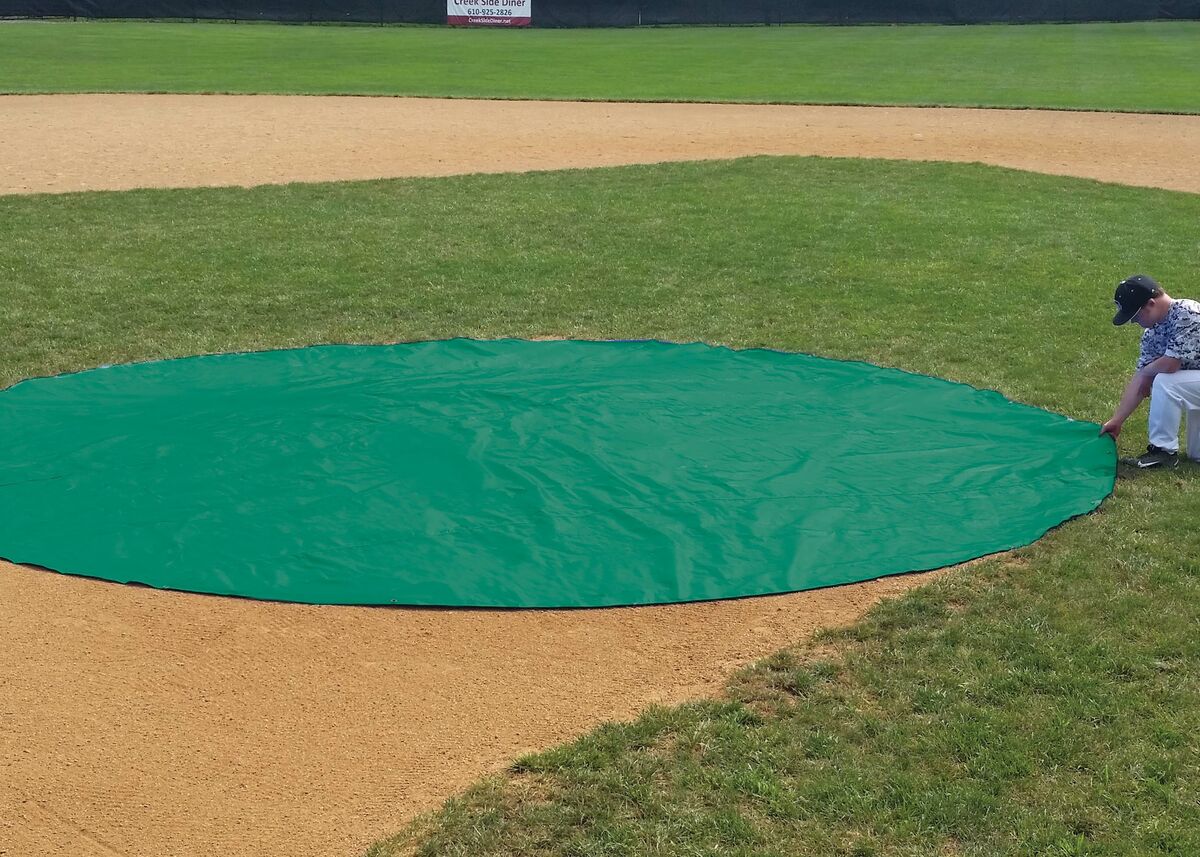 Pitching Mound Covers & Home Plate Tarps for Baseball CoverSports