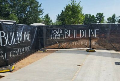 Construction Fence Screen | Mesh and Vinyl | CoverSports
