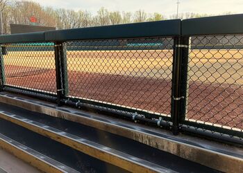 Stadium Edge Rails Custom Fence Rail, Dugout and Post Padding | CoverSports